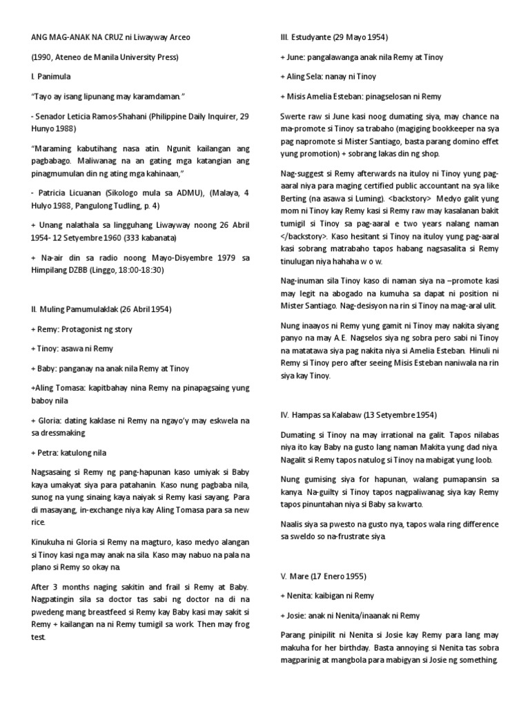 Maganak na cruz book report 07 picture