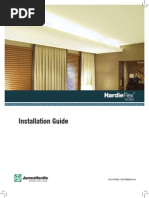 Hardieflex Ceilings Installation Manual Framing Construction Implied Warranty
