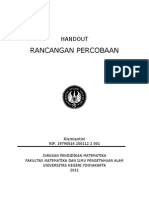 Handout Rancangan Percobaan