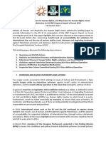 Adalah, Al Mezan Center For Human Rights, and Physicians For Human Rights-Israel Joint NGO Submission To EU ENP Progress Report of Israel 2014