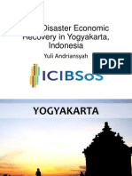 Post-Disaster Economic Recovery in Yogyakarta, Indonesia