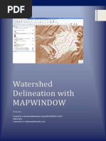 Mapwindow Watershed Delineation