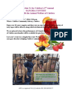 Sangria Contest Benefiting the Work of Animal Welfare of Culebra