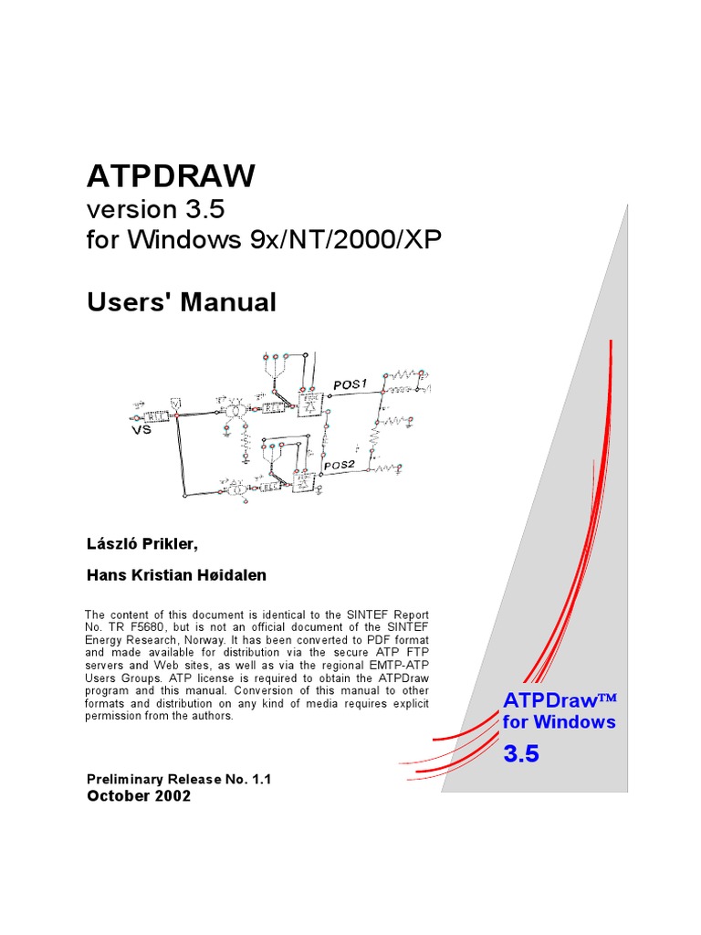 ATPDraw Manual | PDF | Microsoft Windows | Computer File
