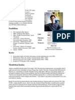 Biodata Andrew Darwis