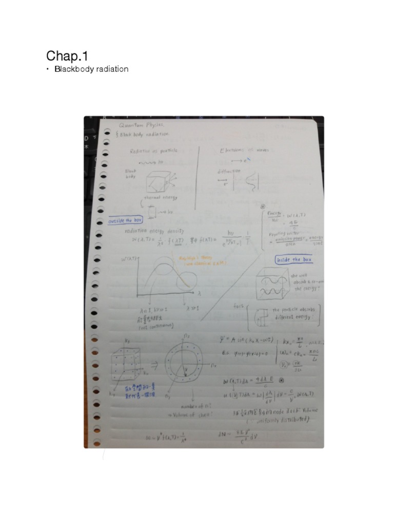 Note in Class (Chap.1 | PDF