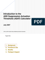 Introducing the ASD Suppression Actuation Threshold Calculator