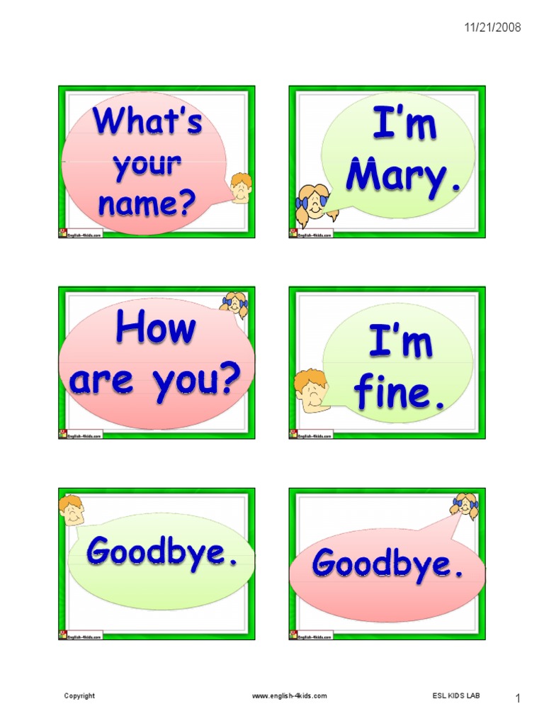 Dialogue Cards | PDF