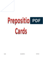 Prepositions Flashcards