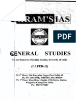 SR Sielent Fedures of Indian Society, Diversity of India Paper Ii