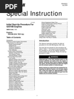 Initial Start Up Procedure g3516b