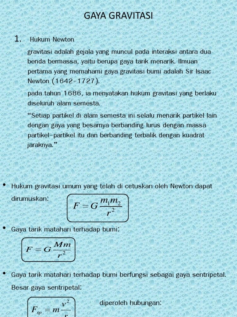Gaya Gravitasi