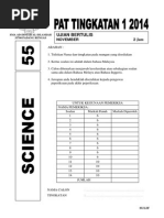 Soalan Sains tingkatan 2