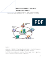 SUPPLY CHAIN MANAGEMENT IN  APPAREL BUYING AGENCY - F2F published.doc