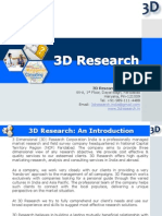 3D Market Research Company Profile