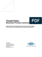 Thought Paper: Business Process Automation