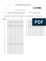 14 Updated VESDA Answer Sheet