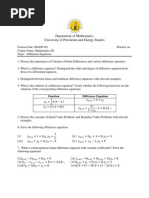 Difference Equations Tutorial