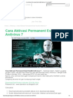 Cara Aktivasi Permanent Eset Nod32 Antivirus 7 - Looking4RT