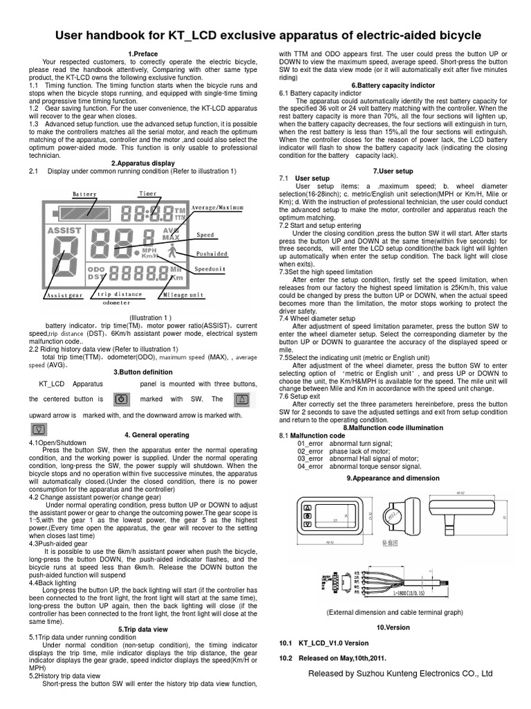 KT_LCD.pdf | Vehicles | Electrical Engineering | Free 30-day Trial | Scribd