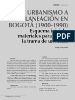 Del Urbanismo a La Planeación en Bogotá_Rodrigo Cortés