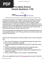 Download Fire Safety Director Sample Questions 1-100 by Ganesh Raja SN245282004 doc pdf