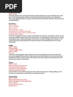 Camera Movement Cheat Sheet | PDF