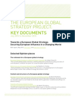 The European Global Strategy Project: Key Documents