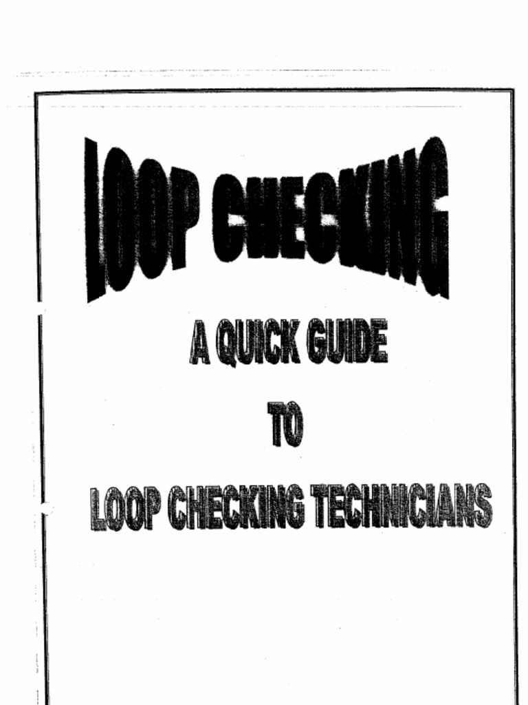 Loop Checking Guide | PDF