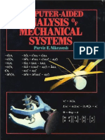 Computer-Aided Analysis of Mechanical Systems