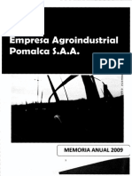 Memorias Agroindustrial Pomalca 2009