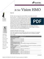 Health Net Vision HMO Plan N2 Covers Eye Exams, Glasses & Contacts
