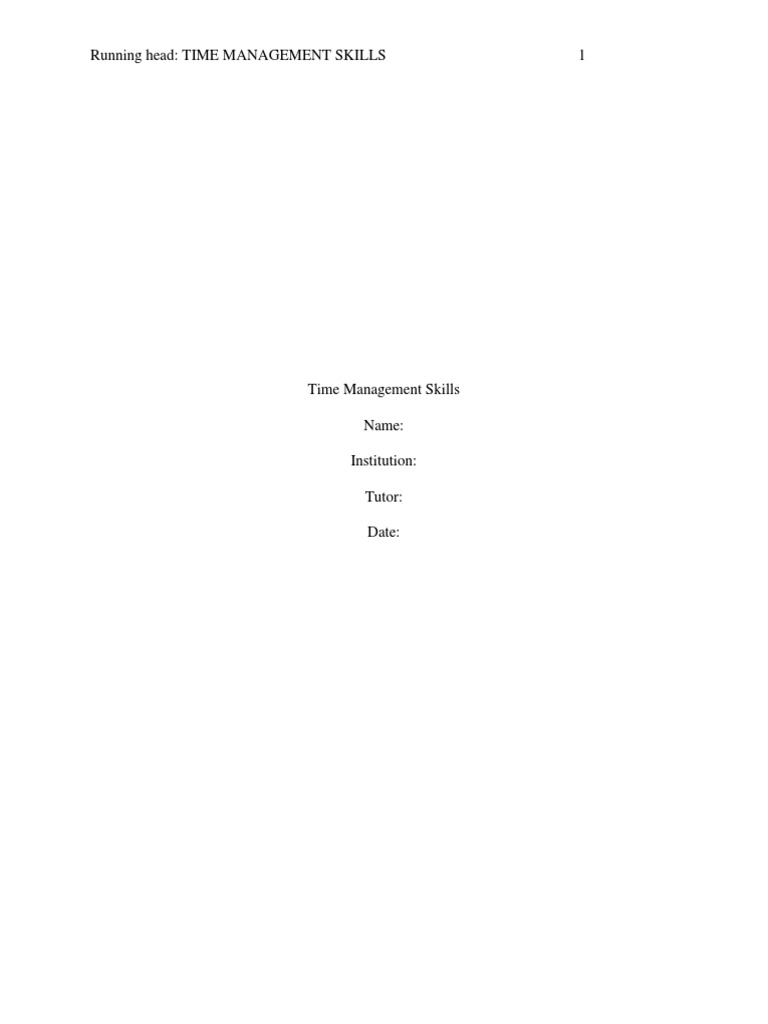  time management skills pdf time management professional skills