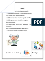 La Ética en La Ciencia y La Tecnología