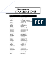 Les Suffixes en Francais