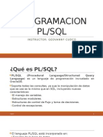 Introducción a la Programacion PL/SQL