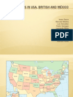 Demographics in USA, UK and Mexico