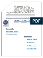 Chart of Accounts: Sir Ahmed Saeed