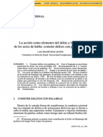 La Accion Como Elemento Del Delito Y La Teoria De Los Actos