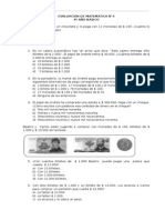 Evaluación Simce 4°