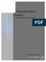 El Mundo Andino Incaico. Rubén Ruiz