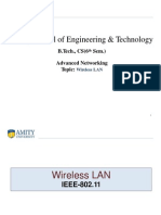 Amity School of Engineering & Technology: B.Tech., CS (6 Sem.) Advanced Networking Topic