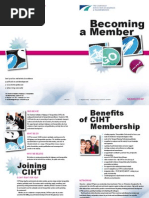 Charted Institution of Highway Transportation Membership Form