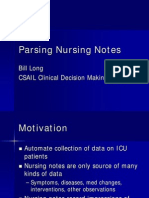 Parsing Nursing Notes