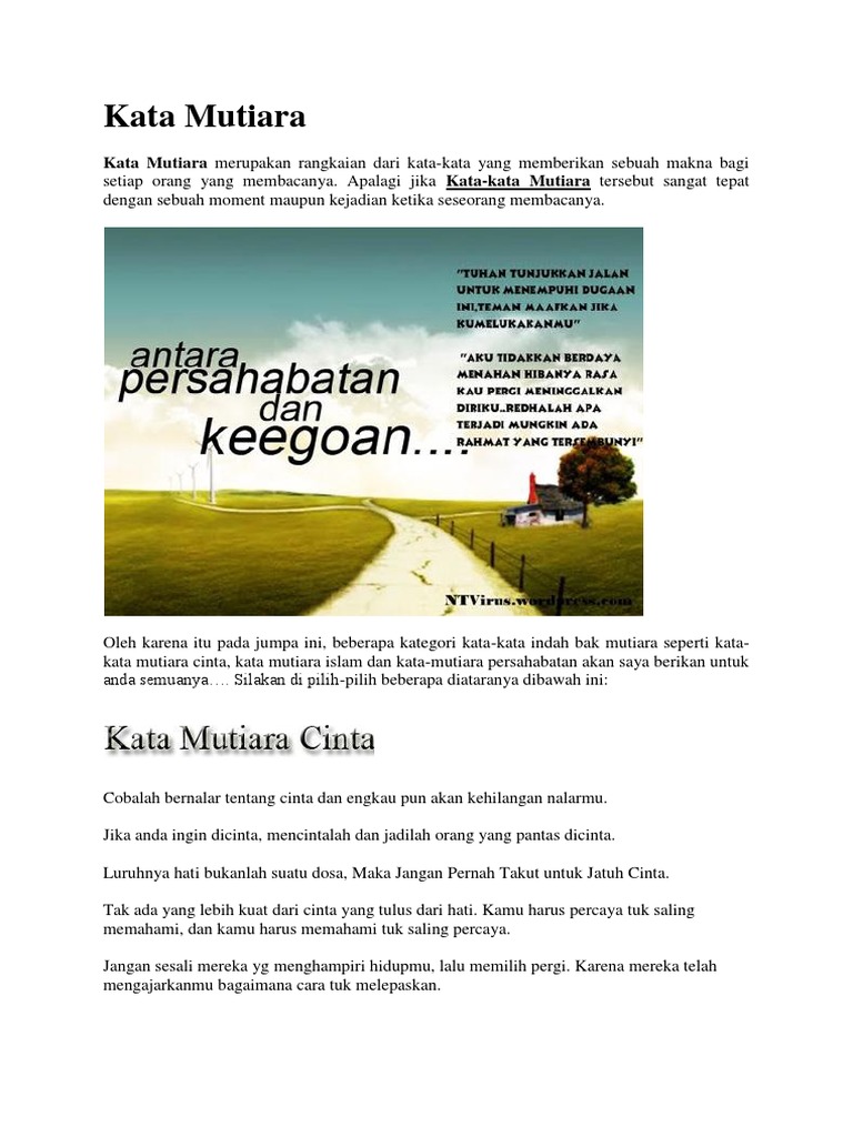 Kata Mutiara