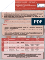 Poster: Effect of Mendoza Protocol Therapy in Children With Steroid-Resistant Nephrotic Syndrome. A Case Series in DR - Kariadi Hospital Semarang