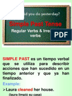 Learn Simple Past Tense with Regular and Irregular Verbs