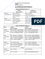 Jadual Exam Akhir Tahun 2014