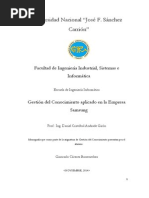 Gestion Del Conocimiento en La Empresa Samsung