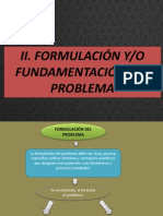 Formulacion Del Problema